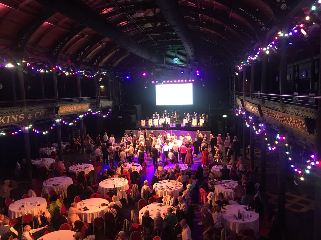 Festival2018's tweet photo. What a wonderful turnout for @MerchCityFest’s Tea Dance! #Festival2018 #MCF2018 https://t.co/CFh5UZwJ0Y