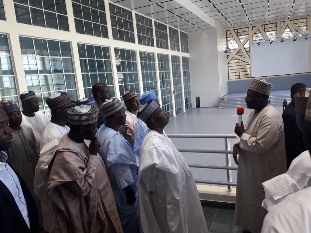 TheGuildng's tweet photo. Gombe State Governor, @HEDankwambo, Sokoto State Governors, @AWTambuwal, at the inspection of Gombe International Conference Center in on Sunday. 
#GuildDiscuss https://t.co/B2FphN9aq4
