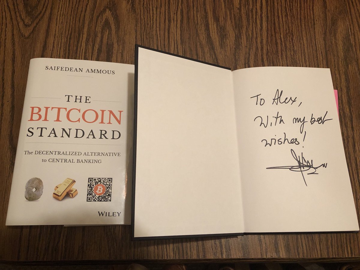 Got to meet <a href="/saifedean/">Saifedean Ammous</a> yesterday at <a href="/BOBmeetupCHI/">BOB Meetup Chicago</a>. Wish I could of made it to the carnivore dinner too!