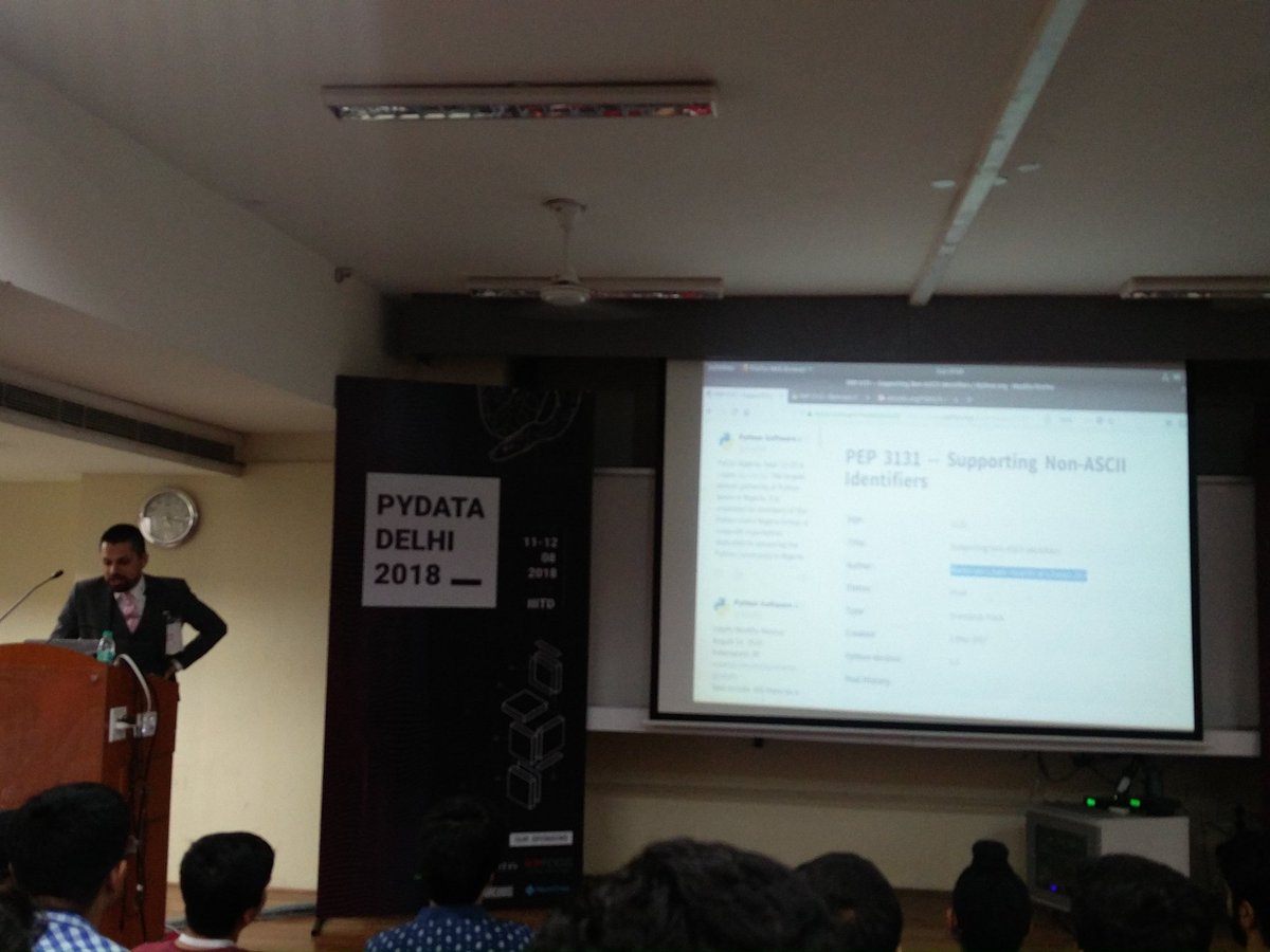 Root3d's tweet image. In the end @dontusethiscode gave powerful message that your job might not allow you to dig deeper or contribute to open source, BUT don&apos;t let open source spirit go away, keep fueling the creativity and curiosity within you.

Thank you
@PyDataDelhi @PyData #PyDataDelhi18 #python