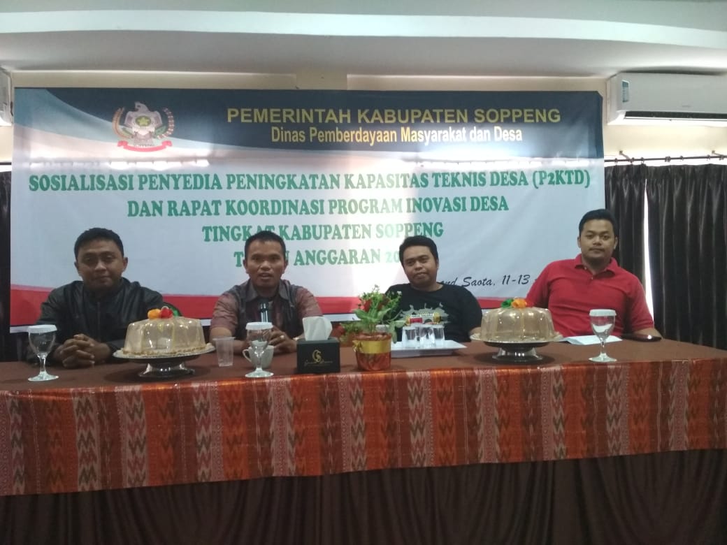 Sosialisasi Penyedia Peningkatan Kapasitas Teknis Desa (P2KTD) &amp; Rapat Koordinasi Program Inovasi Desa Kab.Soppeng Ang.2018 <a href="/KemenDesa/">Fast Track Travel</a>