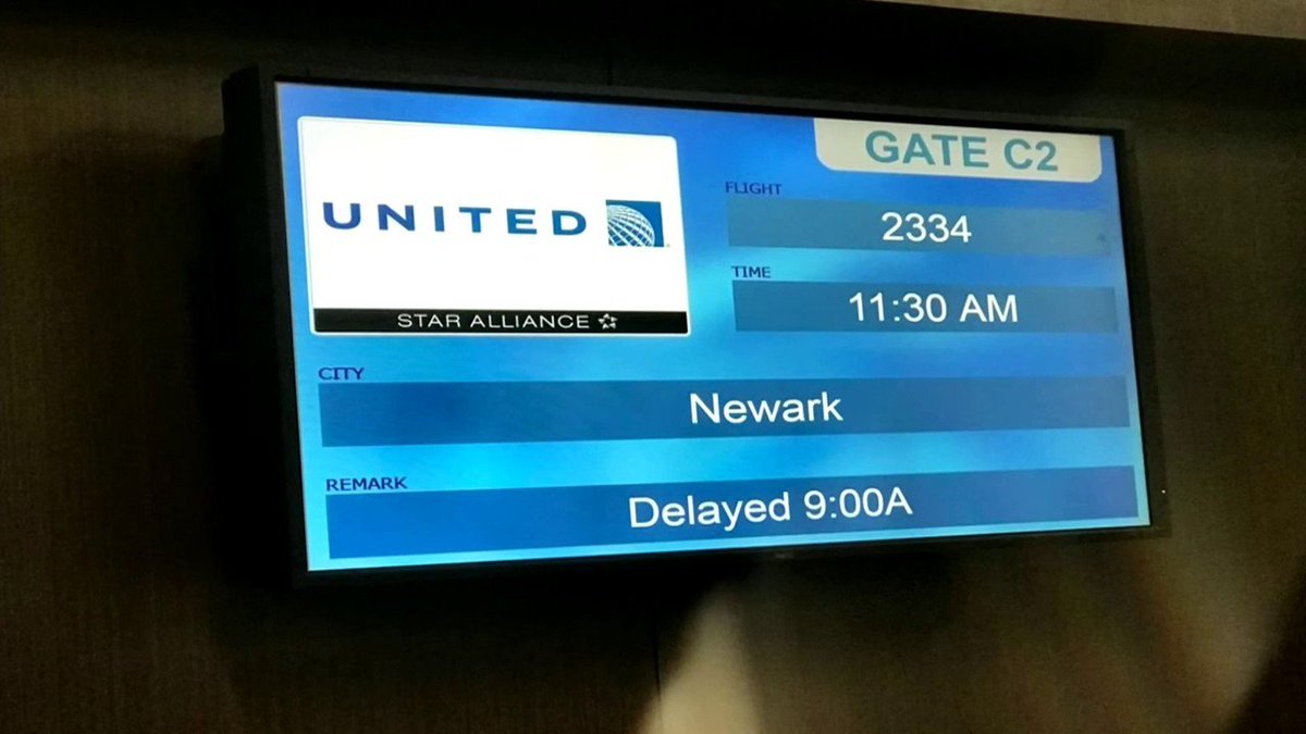 Some United Airlines passengers grounded amid bad weather, glitch bit.ly/2P017yB https://t.co/YMKcJUZtoV