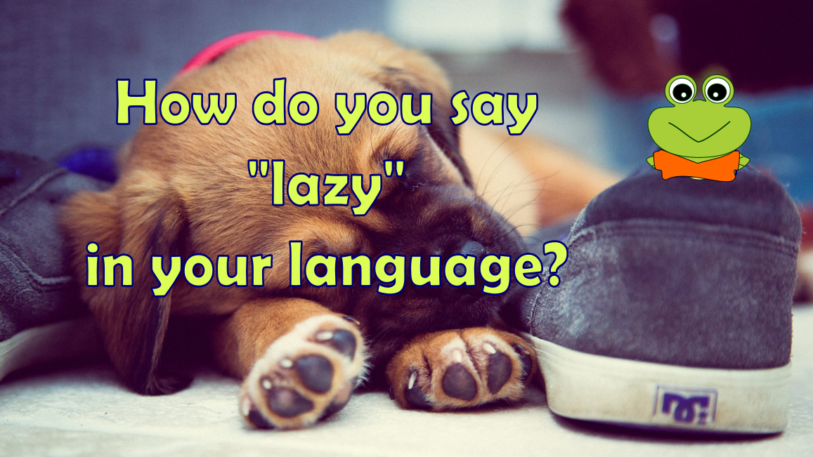 froshiifrog's tweet photo. How do you say "lazy" in your language? I would love to learn. Teach me, please!!  #froshii #love2learn #worldoflanguages https://t.co/oxCkpqej9y
