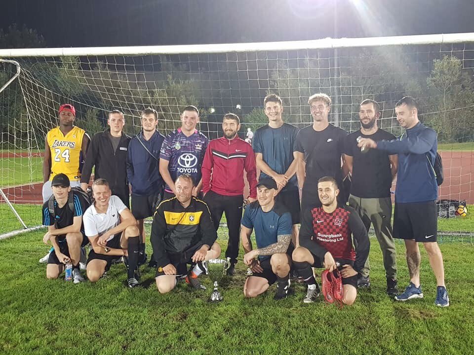 Many CONGRATULATIONS to Tom Clossick’s <a href="/AfcScholes/">AFC SCHOLES</a> who moved one step closer to becoming @BoltonArena undisputed kings of 11-a-side. An empathetic 8-2 Cup Final win Thursday evening leaves a title playoff vrs @ParklandsUtd as they attempt to claim the double...