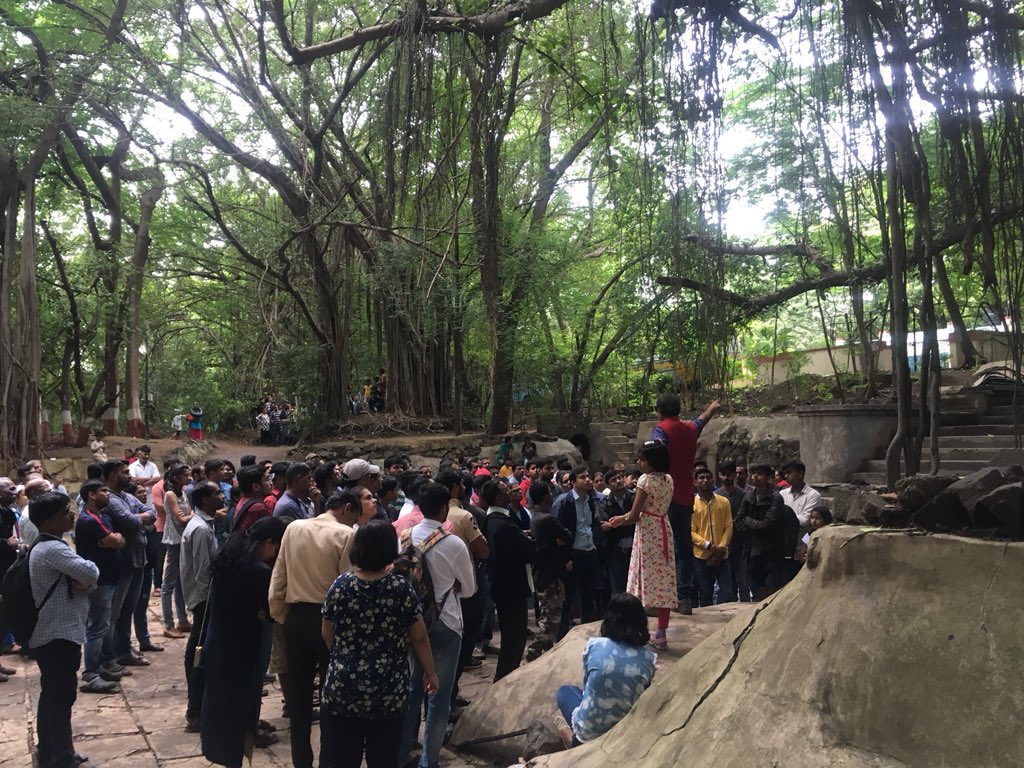 FTIIOfficial's tweet photo. Shantaram pond at #FTII Campus is named after the legendary filmmaker and co-founder of Prabhat Film Company- V. Shantaram. #FTIIOpenDay #OpenDay #Pune #AboutFTII #DidYouKnow https://t.co/I59kV3Avz2