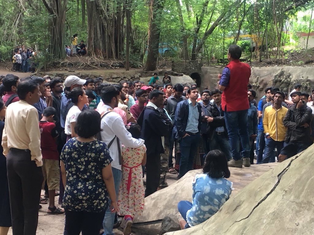 FTIIOfficial's tweet photo. Shantaram pond at #FTII Campus is named after the legendary filmmaker and co-founder of Prabhat Film Company- V. Shantaram. #FTIIOpenDay #OpenDay #Pune #AboutFTII #DidYouKnow https://t.co/I59kV3Avz2
