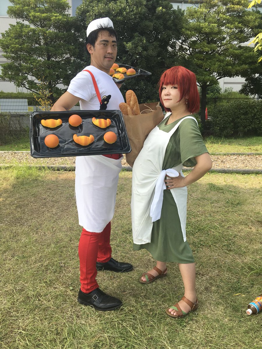 パン屋さんのコスプレ-