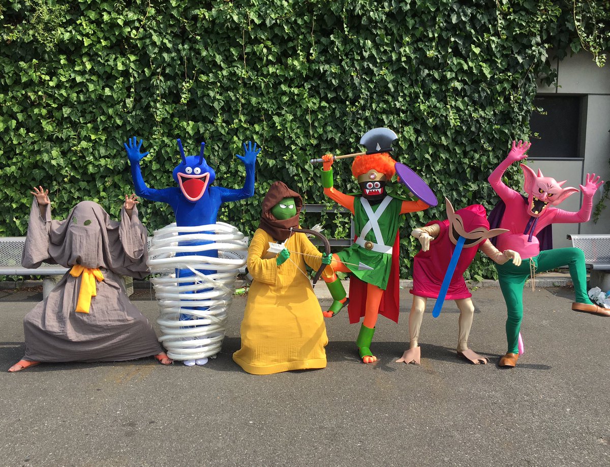 アムロ En Twitter まほうつかいが あらわれた かまいたちが あらわれた リリパットが あらわれた バーサーカーが あらわれた ベロベロが あらわれた びっくりサタンが あらわれた コミケ３日目は ドラクエ大好きメンバーとモンスターあわせ T