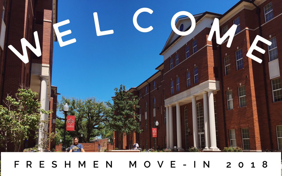 UL_RHA's tweet photo. Freshmen move-in day is here! The S.A.U.C.E participants and R.H.A staff will be pitching in with move in day to help make it run smoothly. #ul22 #ul #geauxcajuns #cajunsof2022 https://t.co/POLHZmrGgF