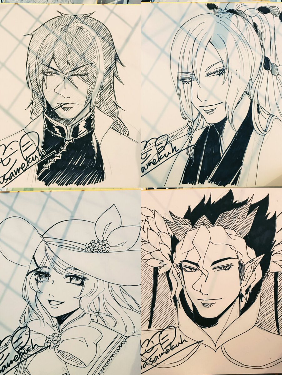 #animaga sketch comm on Sunday. Thank u guys for commishing me! And see u again at Madfest!!