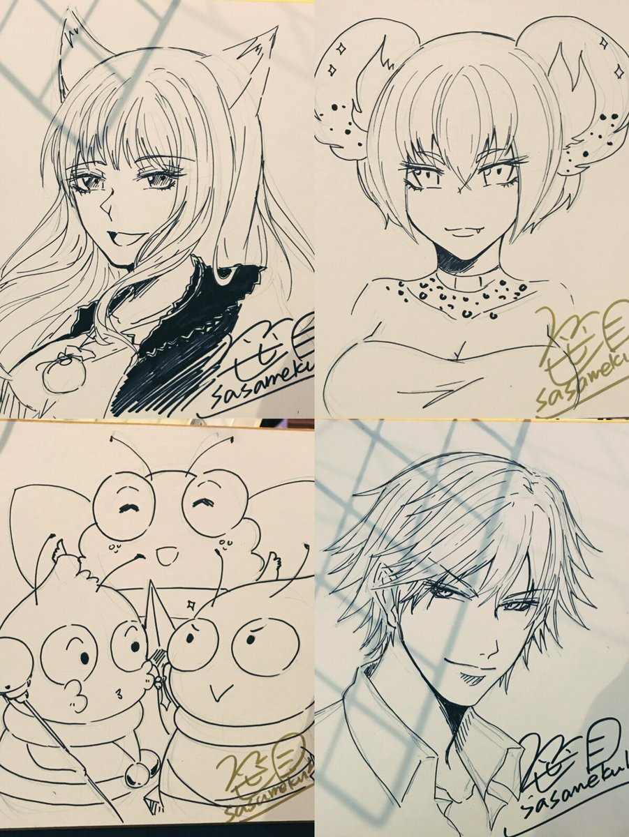 #animaga sketch comm on Sunday. Thank u guys for commishing me! And see u again at Madfest!!