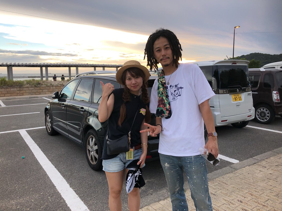 bh___baron's tweet photo. KISHU ROCK IMPACTありがとうございました！✨

ROCKにメロコアに…洋楽邦楽問わず様々セレクトしました！私のDJはお気に召して頂けましたかね…??

これからも色んなところでDJをする機会があるので、spongy・♯nowplayと共にDJ ばろんをよろしくお願いします！

写真は韻シストBANDのTAKUさんと💕 https://t.co/Ljl0u4mfrV
