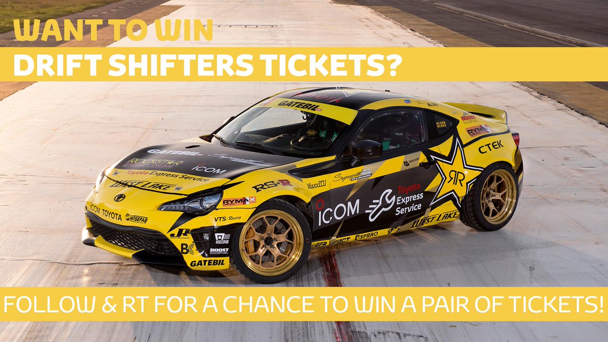 ToyotaUK's tweet image. What are you doing next weekend?

Want the chance to see @FredricAasbo in action at #RedBullDriftShifters Follow and RT for the chance to win a pair of free tickets! 

T&amp;amp;Cs: fal.cn/VtNc