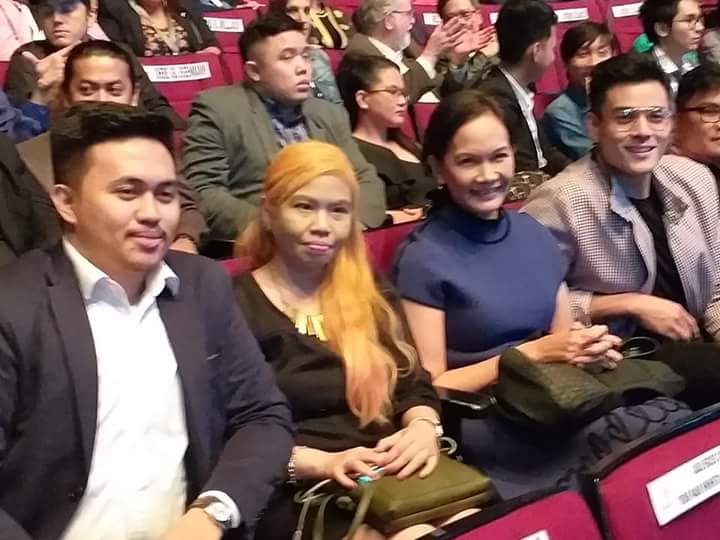 UnitedKimXian's tweet photo. Xian Lim's film is one of the finalist for CY 2019 full length filmmakers launched tonight at CCP! CONGRATS @XianLimm👏👏👏  #Cinemalaya2019 
Ctto 📸 from Mell Navarro's FB https://t.co/ET83LqvDvG