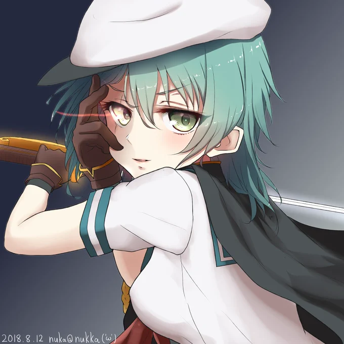 『Scarface』
顏の傷が修復剤でも消えないのは、何故なのか('ω')

#艦これ #木曾
#艦これ版深夜の真剣お絵描き60分一本勝負
#艦これ版真剣お絵描き60分一本勝負_20180812 