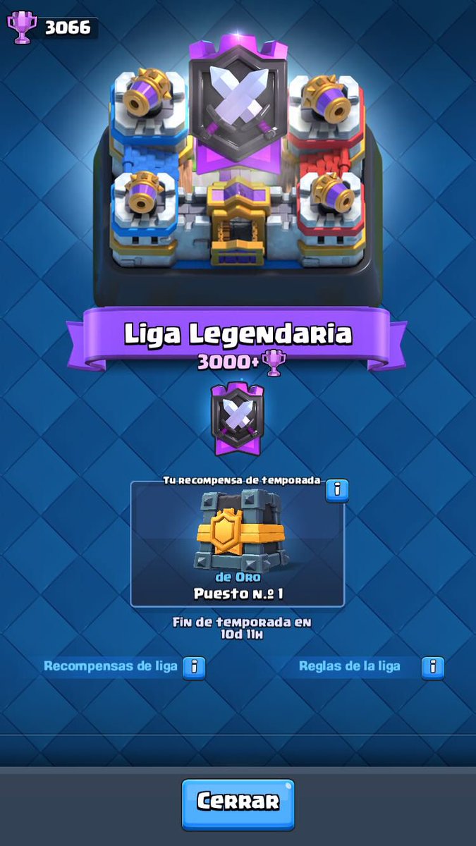 Ayer nuestros compañeros de Gaudi Spartan llegaron a liga legendaria en guerra de clanes Felicidades a todos ellos por su esfuerzo y dedicación.🔝