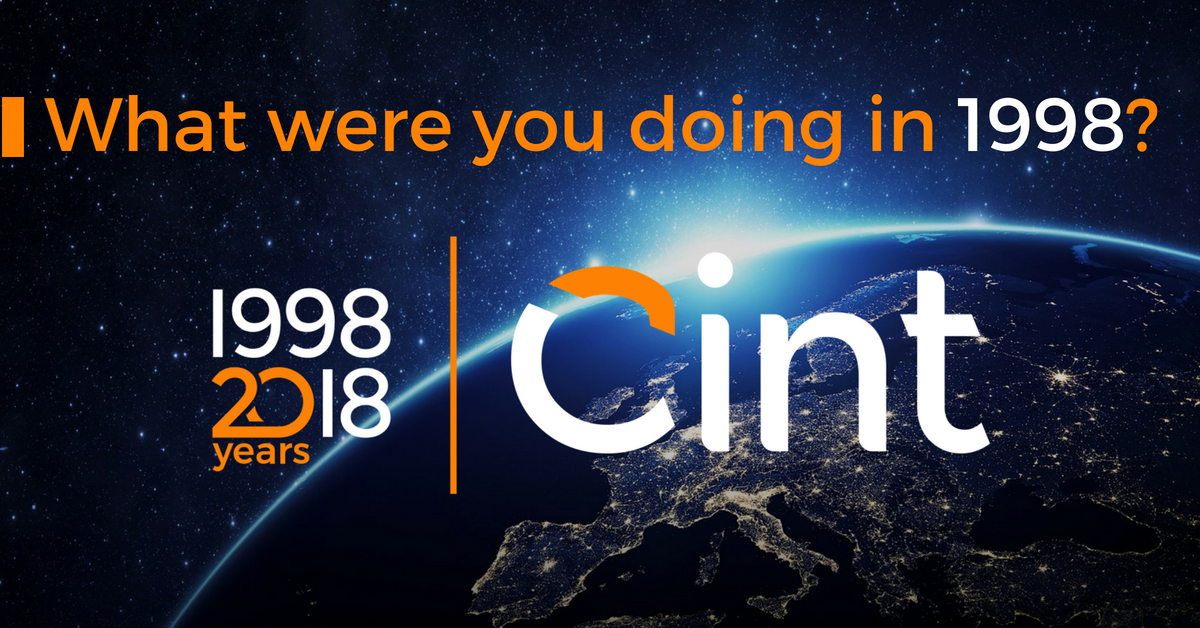 CintGroup's tweet photo. While you were burning a copy of the Spice Girl's Spiceworld CD, we were busy getting Cint off the ground in Stockholm, Sweden.  
We are proud to be celebrating 20 years of supporting the MR community with the industry’s leading technologies and insight exchange platform. https://t.co/VisBGt51ZA