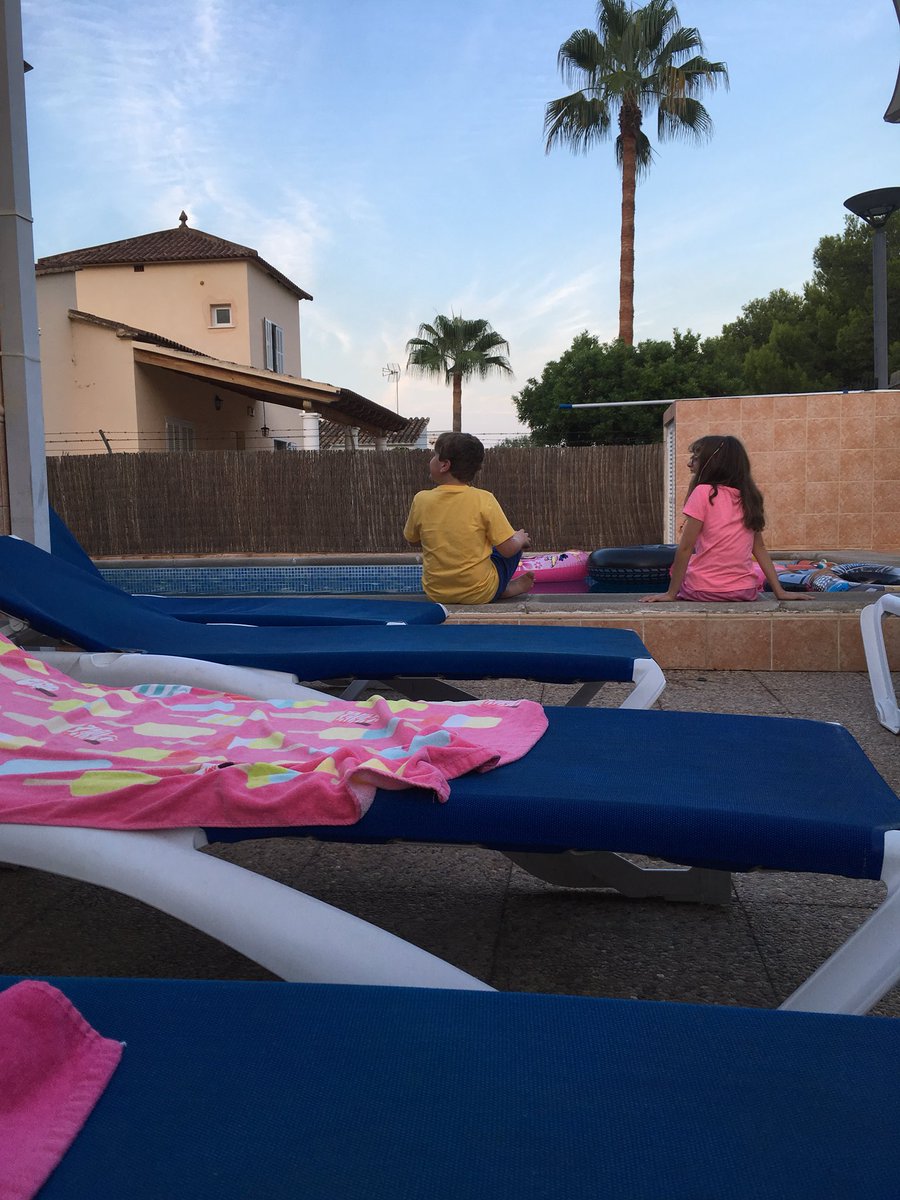 kimfaye84's tweet photo. It’s late and we’ve been up since 1am this morning but there’s always time to dip their feet in the pool! https://t.co/TySQrbcxIC