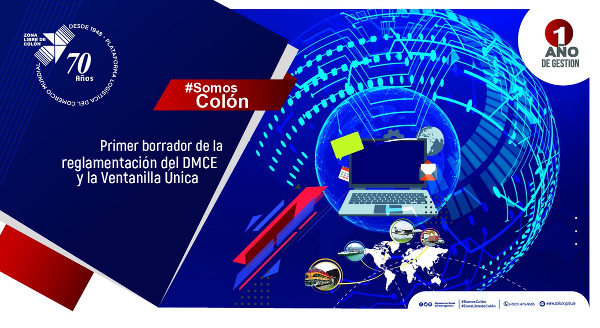 Nuestra misión es llevar la Zona Libre al mundo y traer el mundo a la Zona Libre de #Colón <a href="/GrimaldoManuel/">Manuel M. Grimaldo C.</a> y por eso trabajamos <a href="/MICIPMA/">Ministerio de Comercio e Industrias de Panamá</a> <a href="/CrimsonLogicPa/">CrimsonLogic Panamá</a> <a href="/auzonalibre/">AU Zona Libre Colón</a> <a href="/aduanaspanama/">aduanaspanama</a>