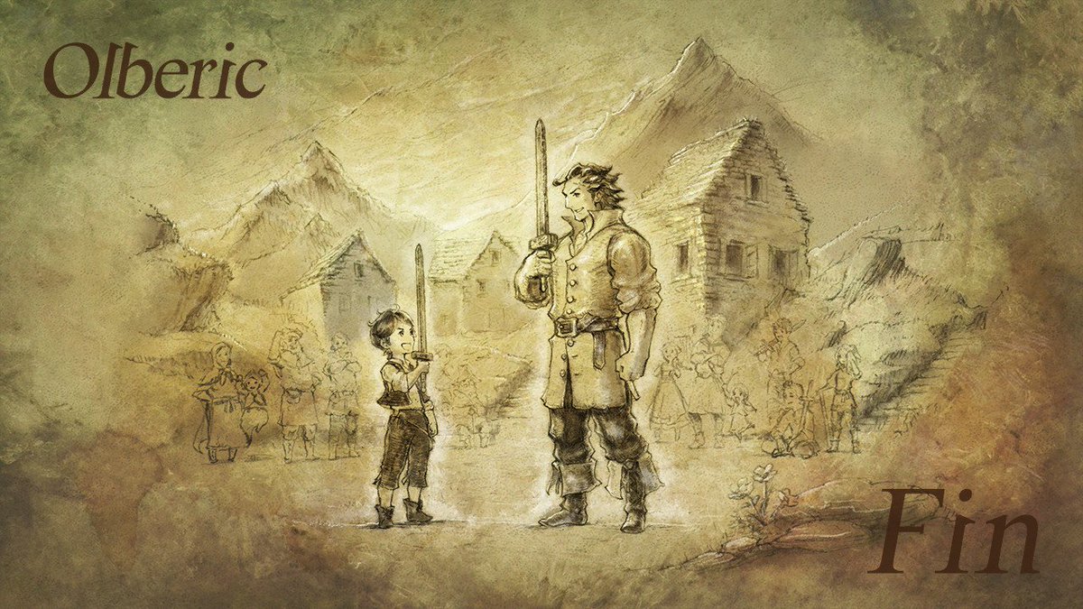 zonzy92's tweet photo. #OctopathTraveler #OlbericEisenberg #NintendoSwitch #Nintendo #SquareEnix #TheEnd https://t.co/N58hfqGY8L