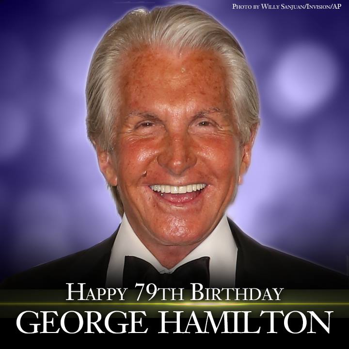Happy Birthday to actor George Hamilton!     