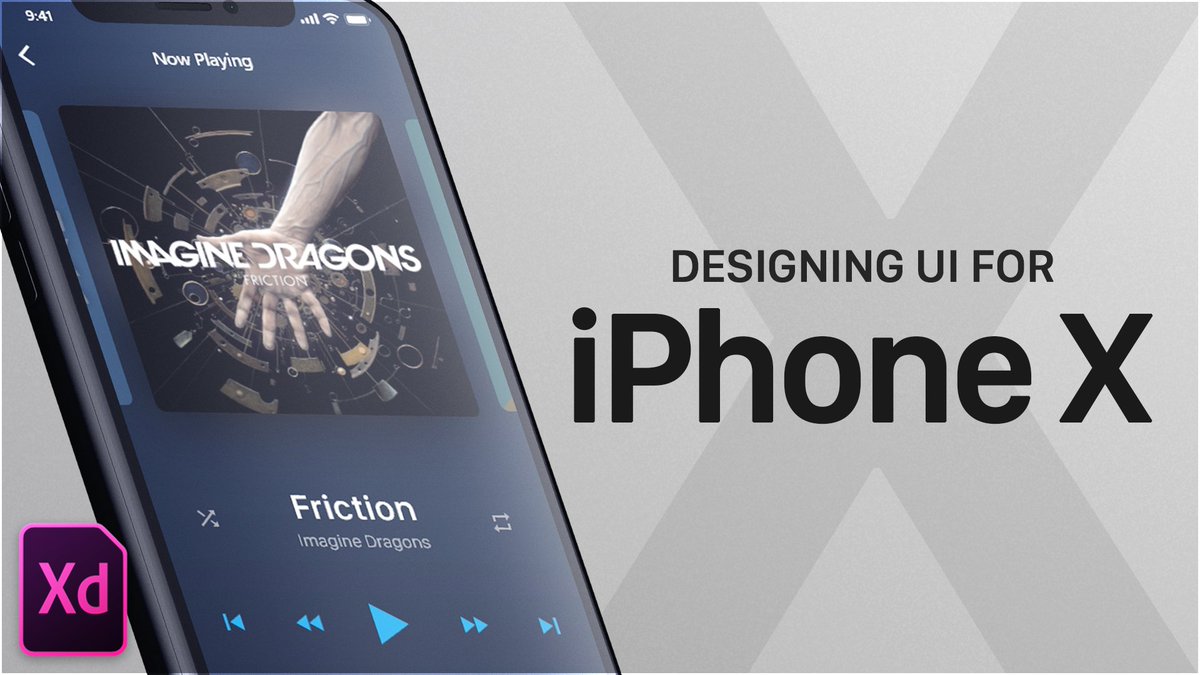KvsChethan's tweet photo. Designing UI for the iPhone X in @AdobeXD using the Human Interface Guidelines by Apple! 

Thanks to @MengTo @ivomynttinen @maxrudberg for the BEST Explanation (Featured in the Video)

https://t.co/WUreSCHPCQ https://t.co/YeUFHmSNIJ