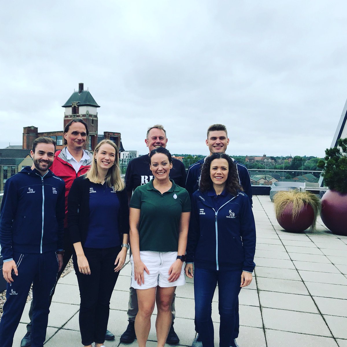 OweniteAdam's tweet photo. Pleasure to meet @SamNBrand - an inspiring professional athlete with @teamnovonordisk - supporting @citiesdiabetes in Leicester with @RideLeicester & @LDC_tweets #castleclassic @letsrideuk https://t.co/5Krup2moL9