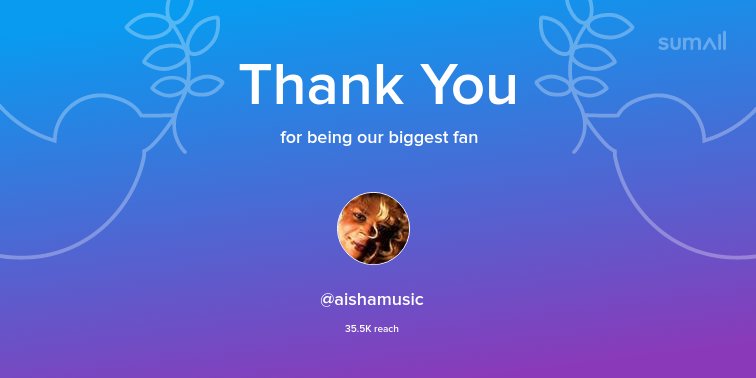 cos_2be's tweet photo. Our biggest fans this week: @aishamusic. Thank you! via https://t.co/rekgp4UBze https://t.co/KfFvq9cc6q