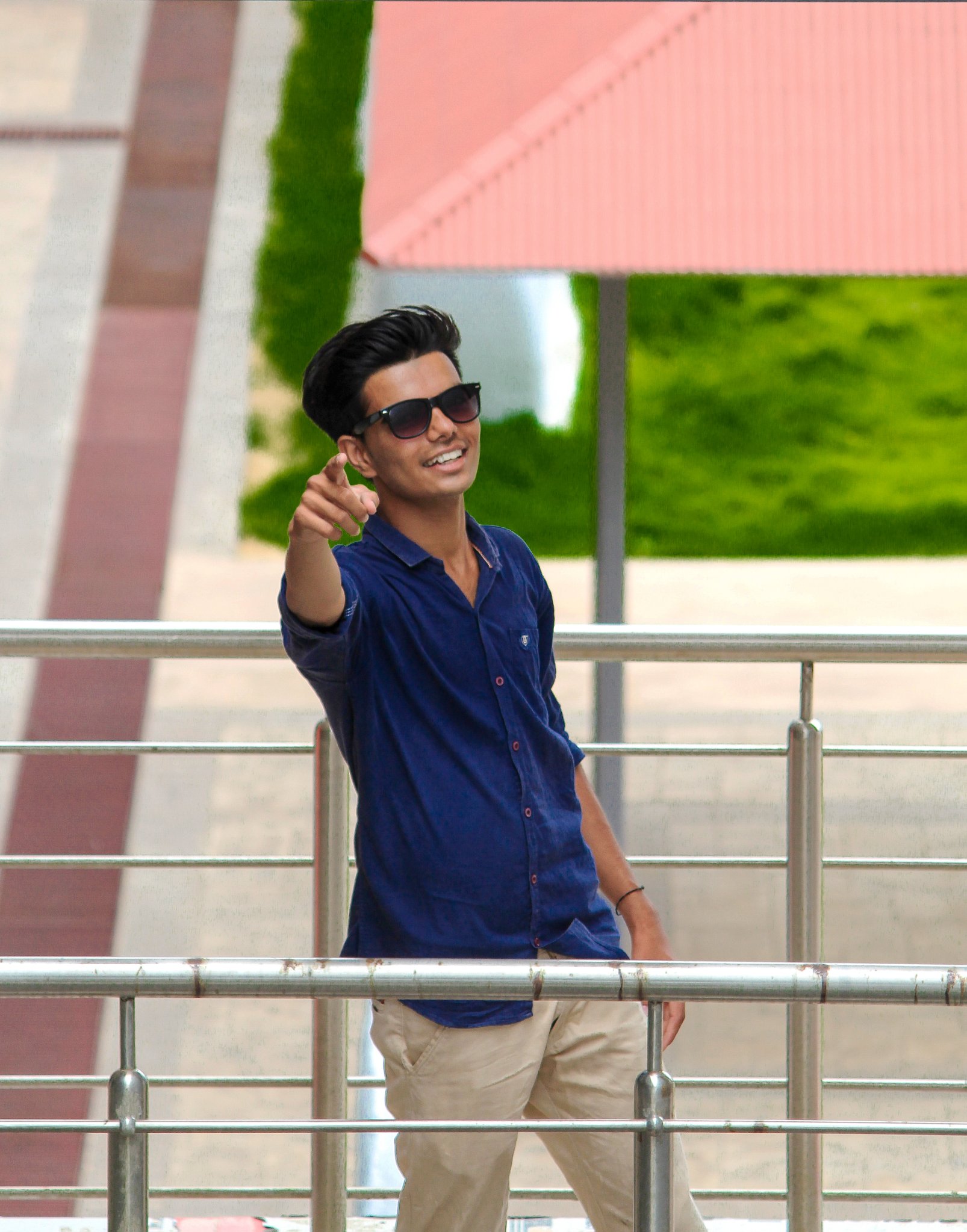 Stylish boy posing on road - PixaHive