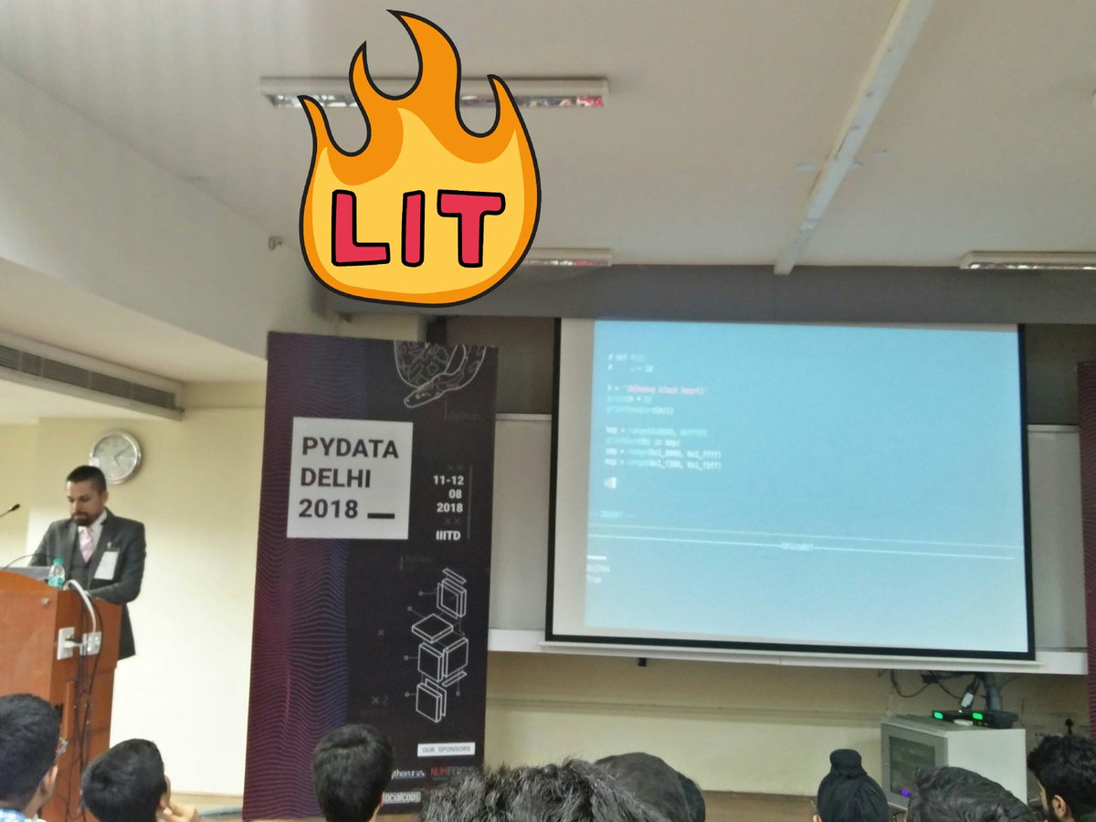 Root3d's tweet image. What I like about about @dontusethiscode presentation is simplifying a complex concept so easy to understand.

@PyDataDelhi @PyData #PyDataDelhi18 #python #pydata