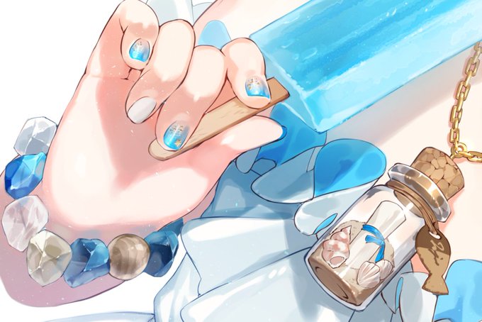 「blue nails」 illustration images(Oldest｜RT&Fav:50)