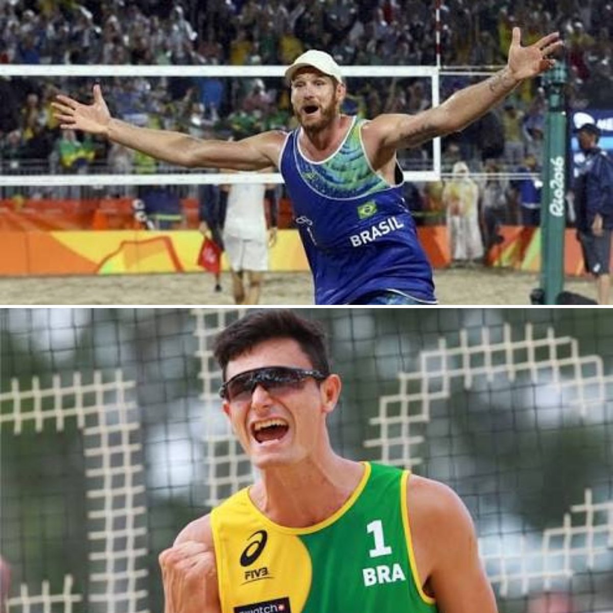 Hoje, 19 de agosto, data importante e marcante... Há 2 anos, Alison conquistava a medalha de ouro dos Jogos Olímpicos Rio-2016 nas areias de Copacabana. Inesquecível! E, há 24 anos, nascia André Stein. Dia de soprar velinhas e comemorar o aniversário! Bora, 'Dupla Capixaba'! https://t.co/uSg3lbFmT1