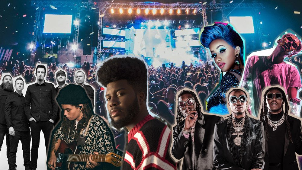 triplej's tweet photo. The #OriginFields line up has dropped: @thegreatkhalid, @thekooksmusic, @Pendulum, @iamcardib, @Migos, all heading to Perth for NYE
https://t.co/Y0fR1X6fep https://t.co/lf8Pj7gBY4
