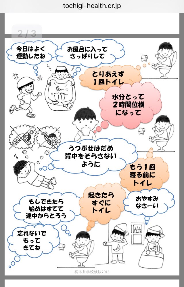 ナガサワ On Twitter 尿検査について調べたら思ってた以上に前日の夜からやることが多かった