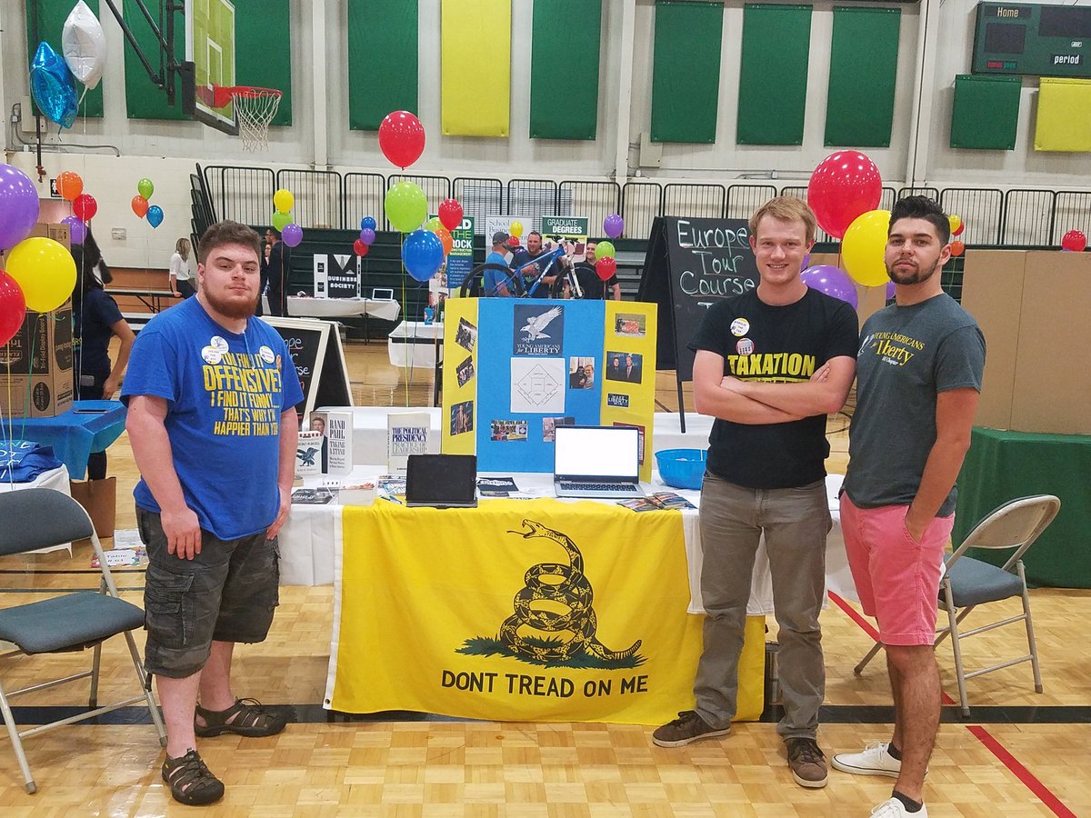 Welcome incoming freshman and returning students to Young Americans for Liberty at SAU! We have a ton of fun and interesting events coming to campus this semester. Stop by table 51 at the event fair and say hi. We're glad you're here!