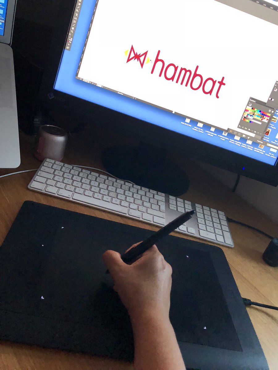 hambat_uk's tweet photo. Fine tuning the branding — not long for the launch now! 🖥💼 #business #branding #smallbusiness #designbusiness https://t.co/cmtKp6TzFK