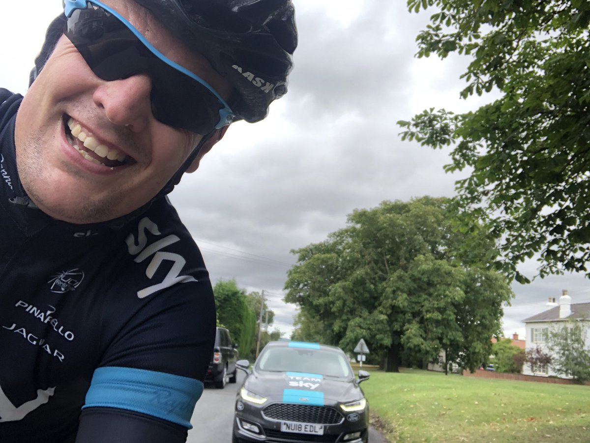 JamesAtkinson90's tweet photo. Not quite as good as your instagram @LukeRowe1990 but was definitely the best ride I’ve done! #tourdeford https://t.co/GR1KH5jJUi