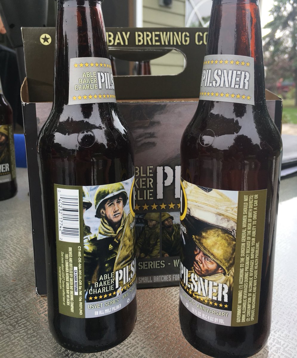 Admiring my brother in laws commemorative design mock up for the 75th anniversary of the battle of the bulge. Wouldn’t it be great if Leinies picked this up??? <a href="/jakeleinenkugel/">Jake Leinenkugel</a> <a href="/Leinenkugels/">Jacob Leinenkugel Brewing Co.</a>