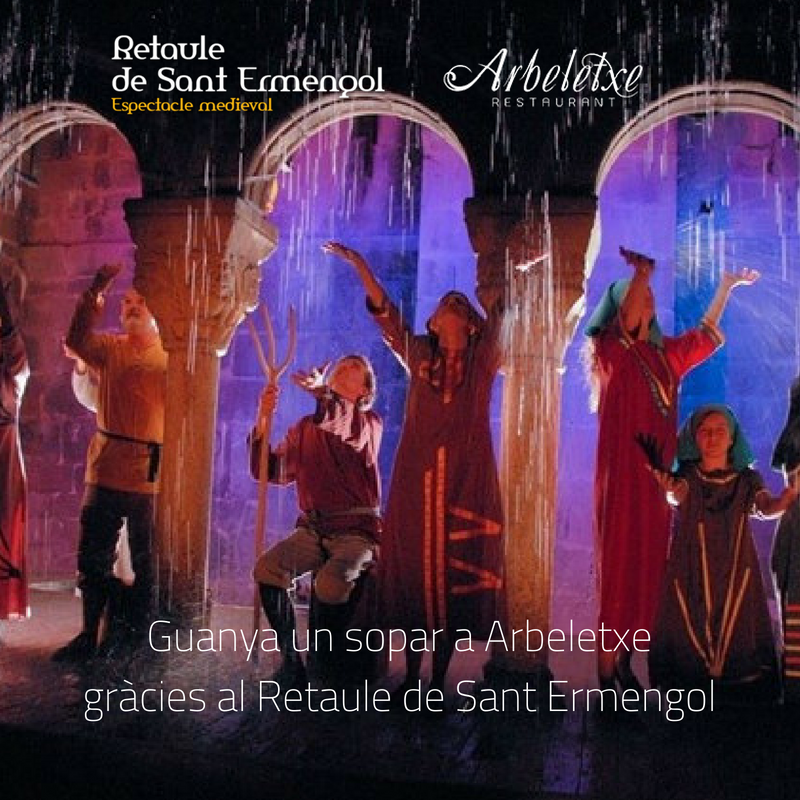 Fermin Manteca, ets el guanyador del sopar a #Arbeletxe #retauleermengol18. Moltes felicitats!