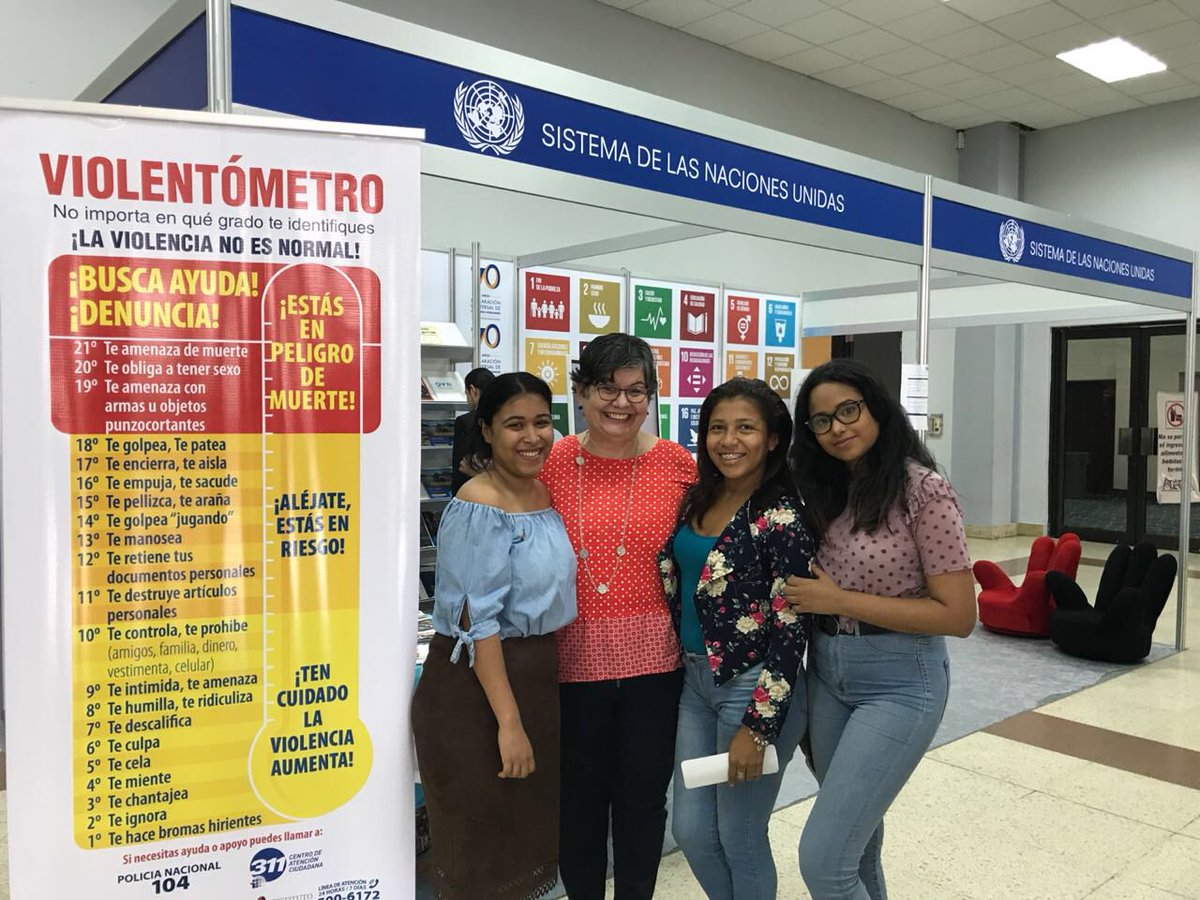 #Panamá Aún estás a tiempo de visitar la Feria Internacional del Libro, en el Centro de Convenciones ATLAPA. Te esperamos en el Stand de Naciones Unidas. #FilPanama #derechosreproductivos #SaludAdolescente