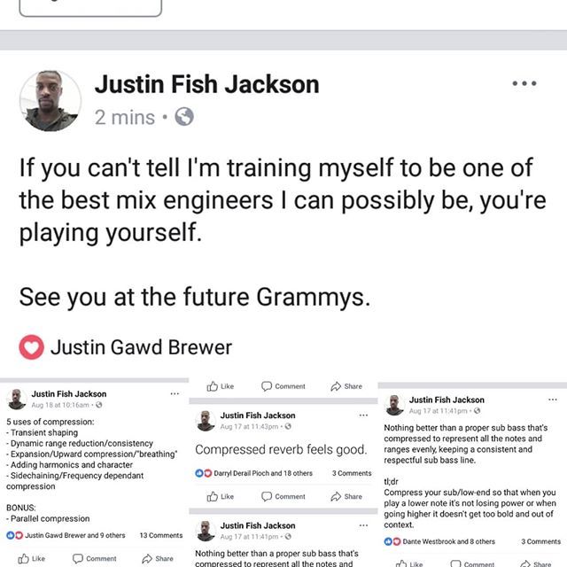 ImFishJackson's tweet photo. Get at me for mixing/mastering/recording. #FishJacksonStudio #MixedByFish #ProTools #MixEngineer #AudioEngineer #VocalProduction https://t.co/9r0erd3Dgg https://t.co/wORFjYLbOv