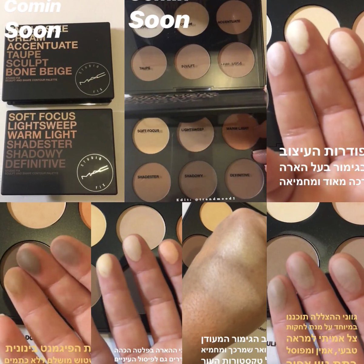 Trendmood's tweet image. L👀K what’s coming next... 💛😍@MACcosmetics is bringing us 2! #StudioFix #SculptAndShapeContour Palettes:
1. Light/Medium 
2. Medium Dark/Dark
#ComingSoon to the U.S. 📸 @nettart