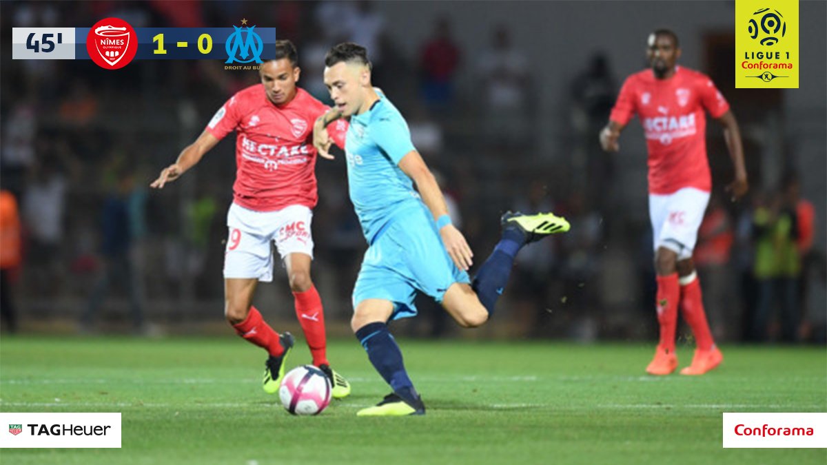 Ligue1_ENG's tweet photo. Half time! #NOOM 1-0 https://t.co/60gOi2ZXNp