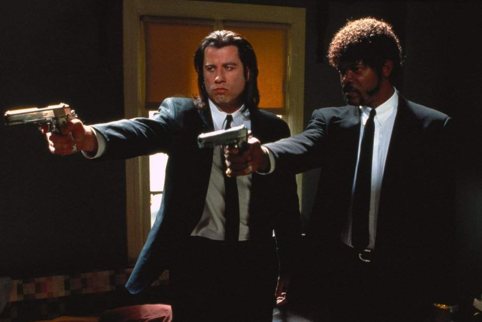 Pulp Fiction - Quentin Tarantino (1994) (Je mets l'affiche parcequ'elle est vraiment trop classe.)