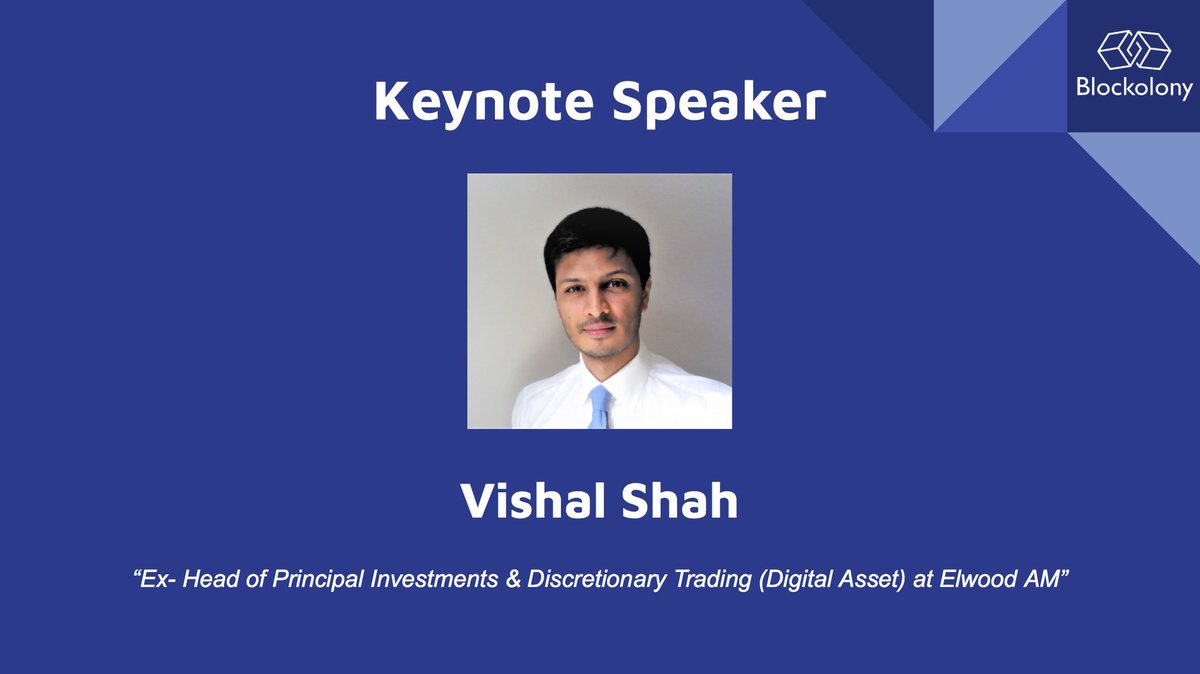 blockolony's tweet photo. FREE TICKETS < https://t.co/d2mqccDzGp >

Blockolony London: Genesis Event - SPEAKER ANNOUNCEMENT

Our final guest speaker is Vishal Shah talking on his new project.

Remember to reserve your place now before we sell out!

https://t.co/d2mqccDzGp
#blockchain #crypto #fintech https://t.co/1h7b4GxqVy