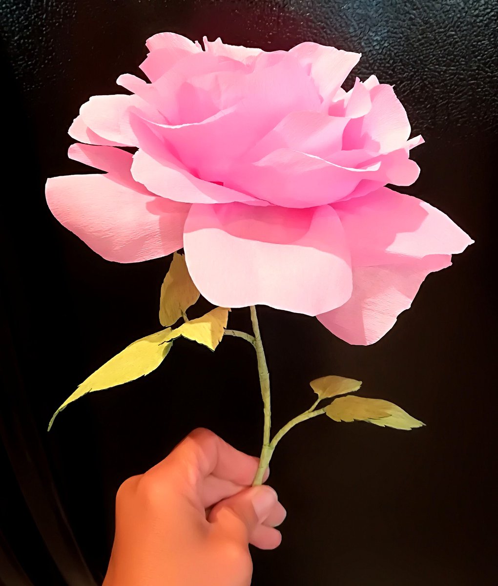 These roses will last well past their first anniversary. Celebrating both with paper.  #paperflowers #weddings