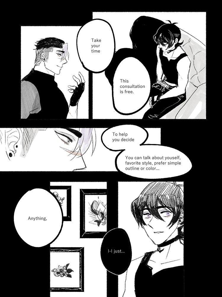 yui930_log's tweet photo. [GOTH AU] Part2 #Sheith 
*sorry if I made any mistake/typo https://t.co/J31Z4rdjfH