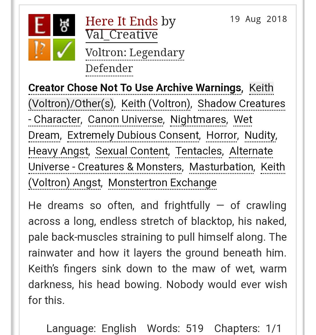 valcreativefics's tweet photo. Alrighty alrighty last treat for #monstertronexchange! It's been so much fun and thank you to the mods @monstertronvld!!! 🖤 And this is for Wet Dreams bingo space for #voltronbingo! #voltron #vld 
https://t.co/1McRPllUJL https://t.co/CYOca0w7fy