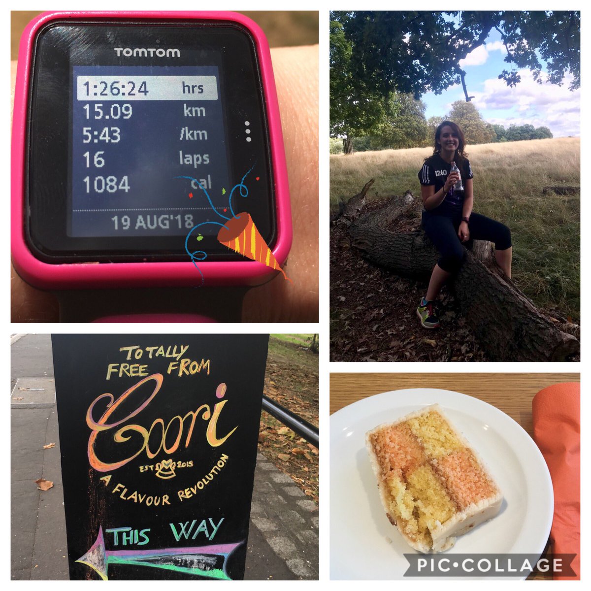 choosepleasure's tweet image. Managed my furthest ever run today AND found somewhere on the way back that served gf df battenberg! #livingthedream #halftraining #runforrewards
