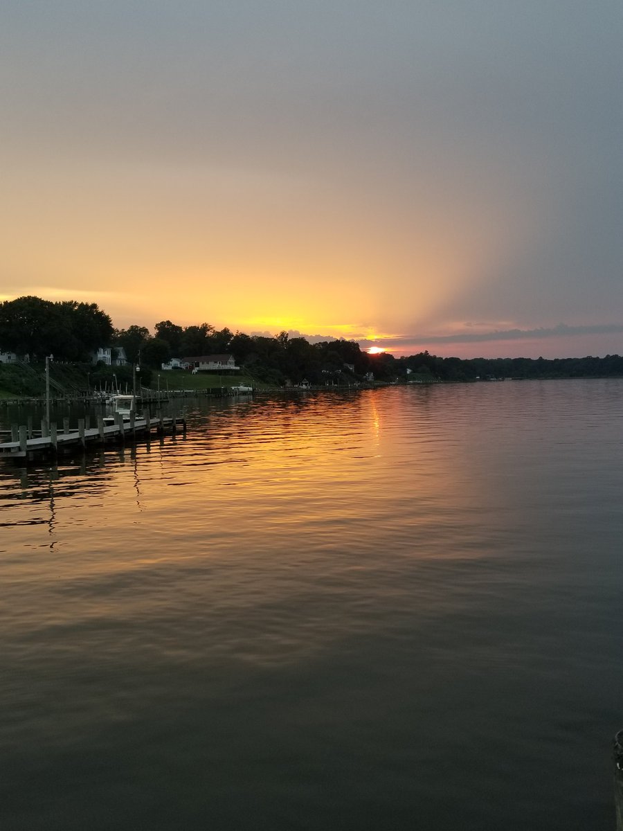 Cant beat this sunset over the Chesapeake bay